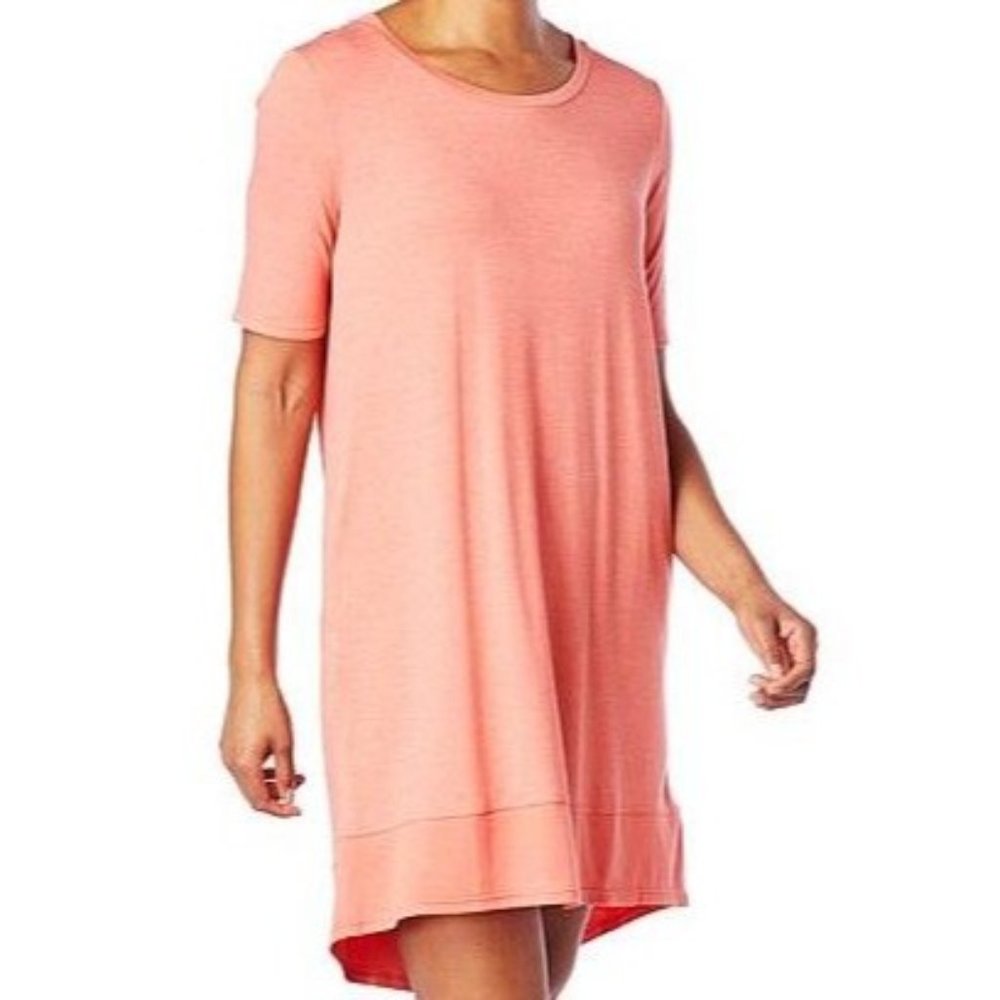 Comfort Code Classic Jersey Elbow Sleeve Sleep Gown 780-005 Porcelain Rose Large